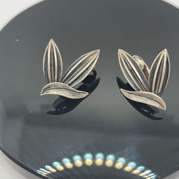 Earrings vintage by Joan polsdorfer sterling - Picture 11 of 12